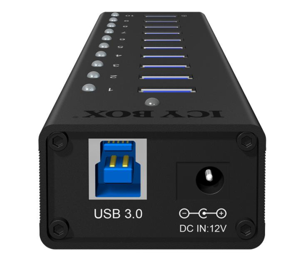 ICY BOX HUB USB 3.0 - 10x USB 3.0 IB-AC6110 - 622620 - zdjęcie 2
